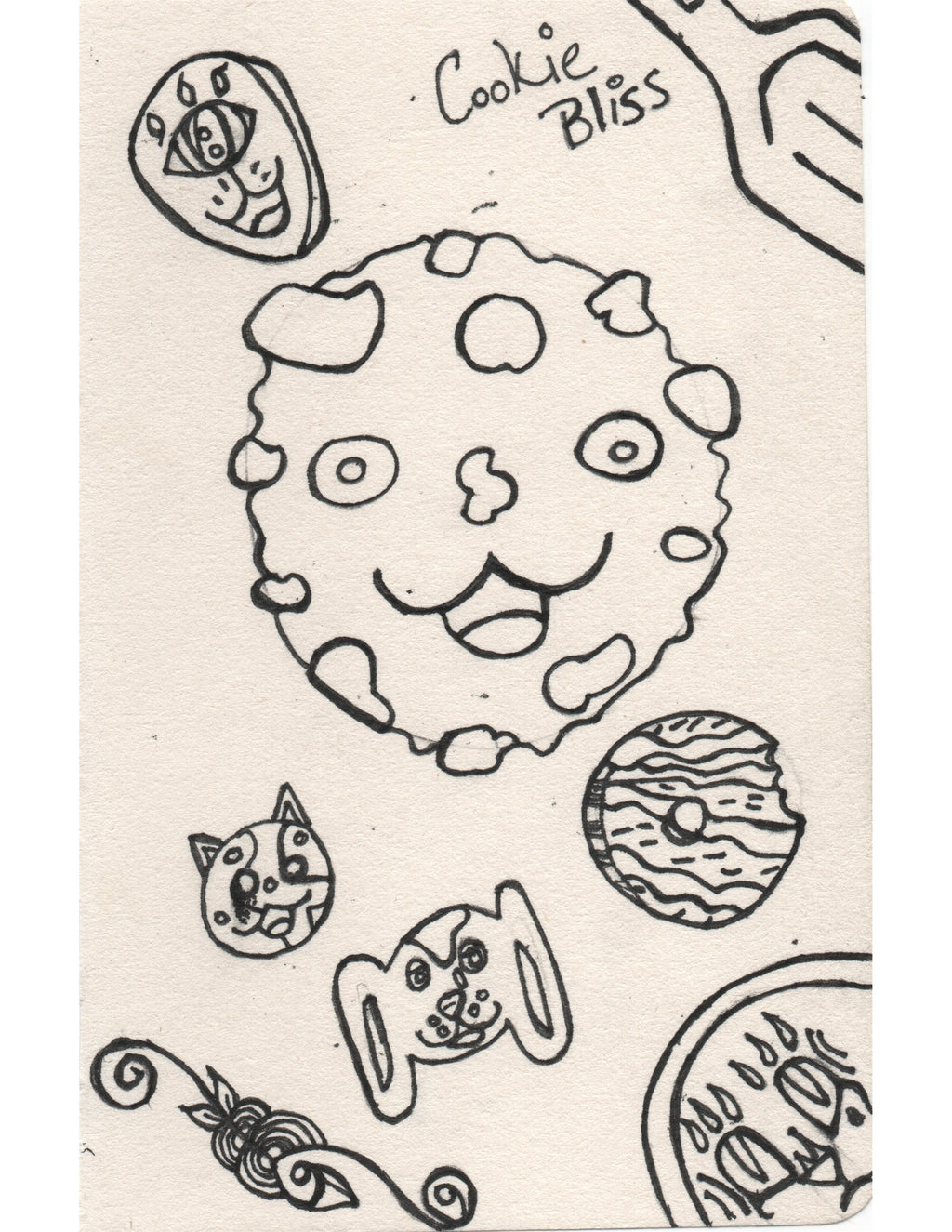 Escape From Reality coloring book page detail
