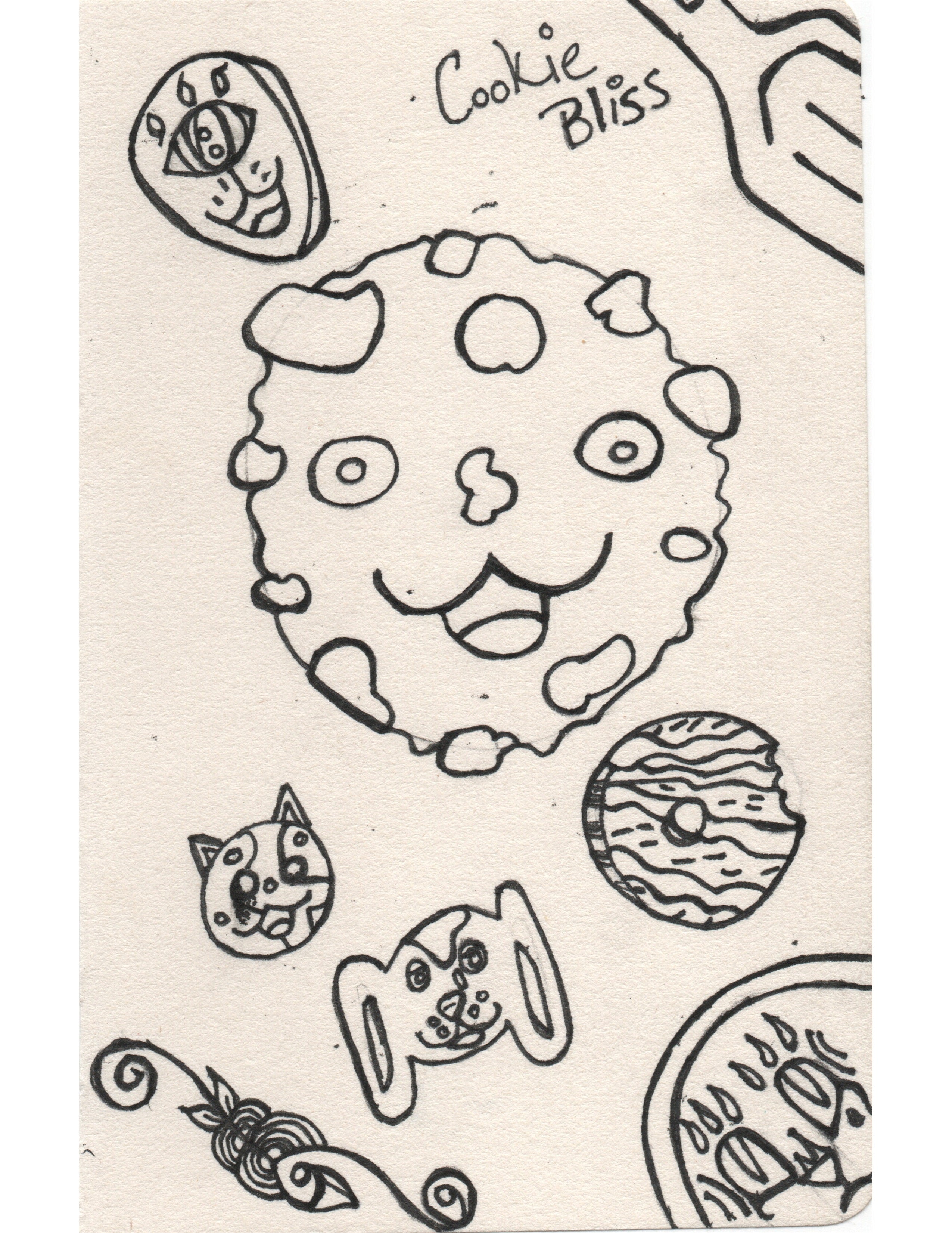 Escape From Reality coloring book page detail
