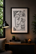 Angry Pepper Framed Poster