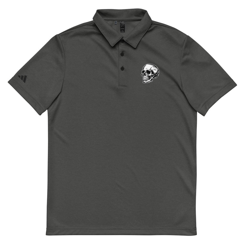 CleoWulf Studio Skull Polo black front view
