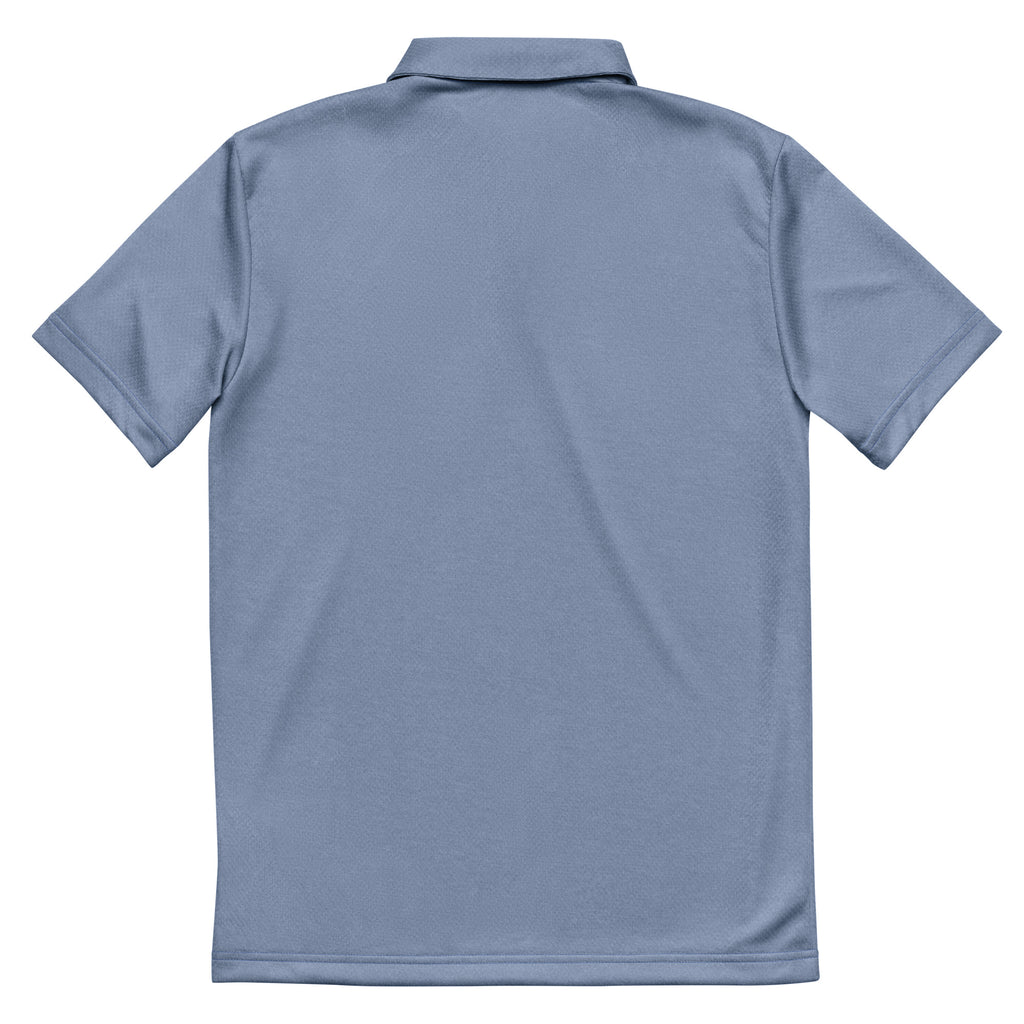 Skull Polo recycled polyester fabric detail
