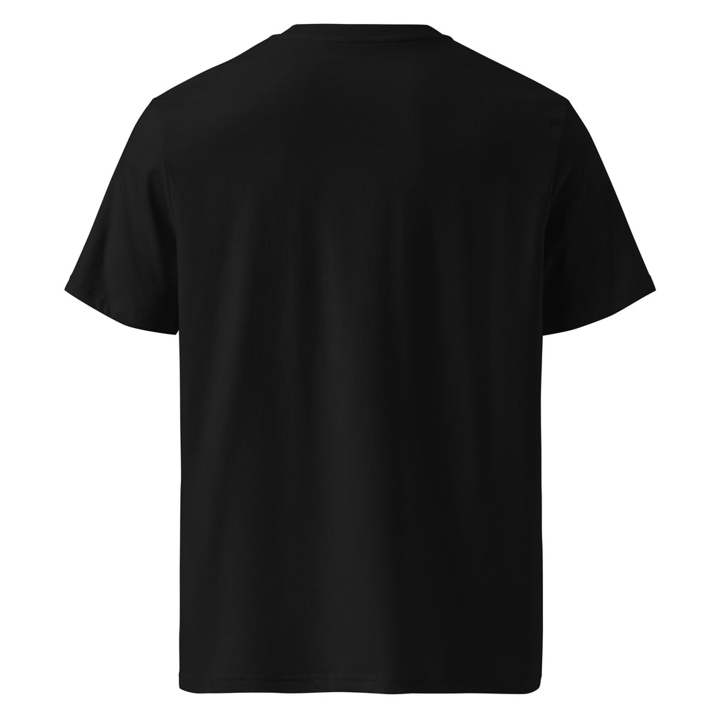 Angry Pepper Organic Tee black back view
