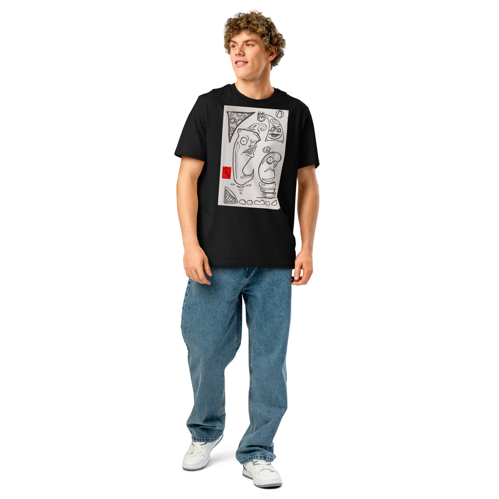 Angry Pepper organic cotton graphic tee lifestyle shot
