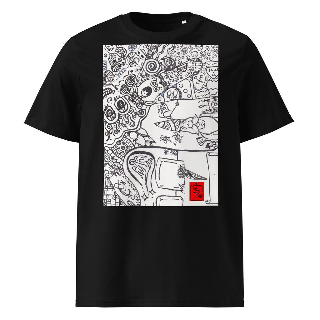 Unknown Organic Tee black front view
