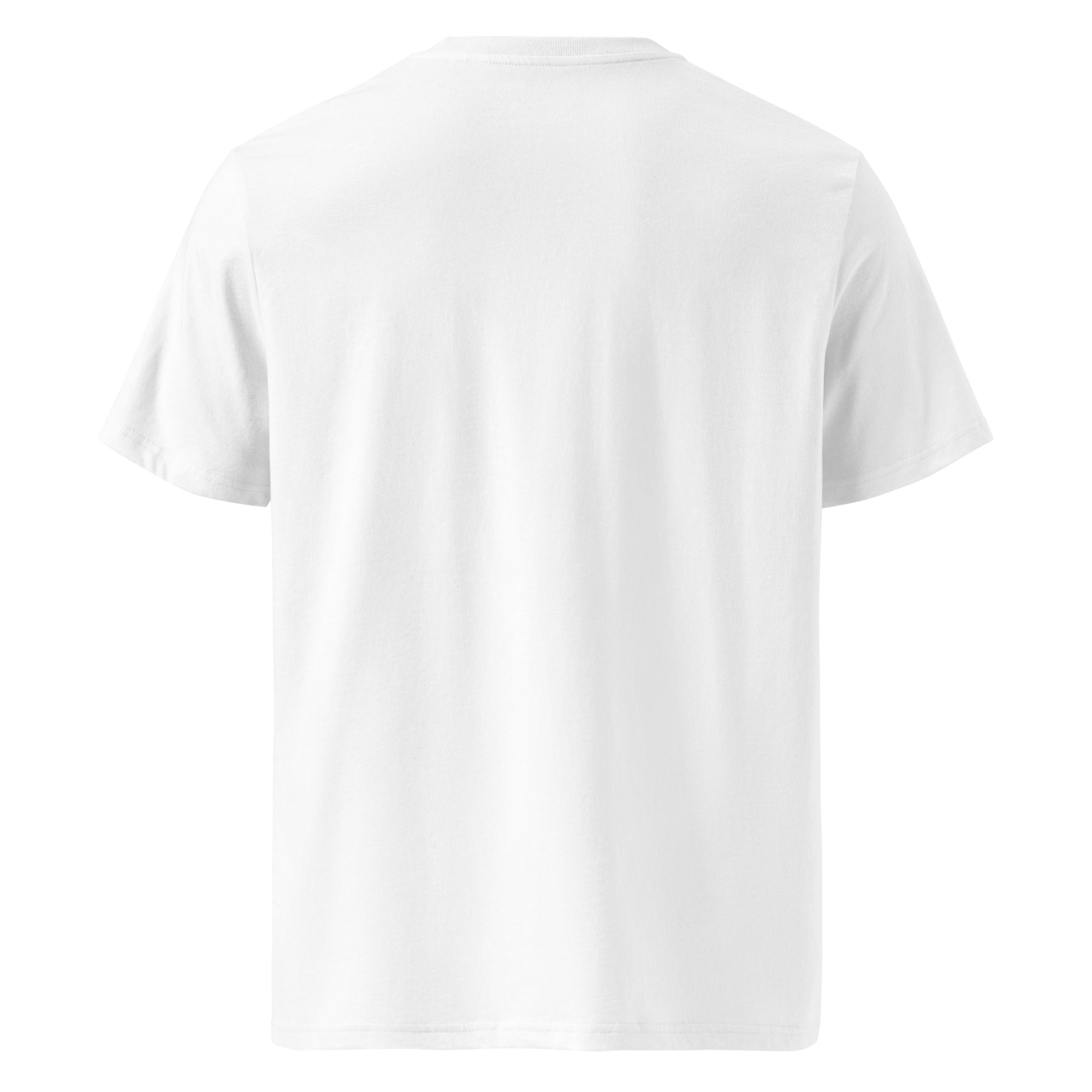 Hitchhiker Organic Tee white back view
