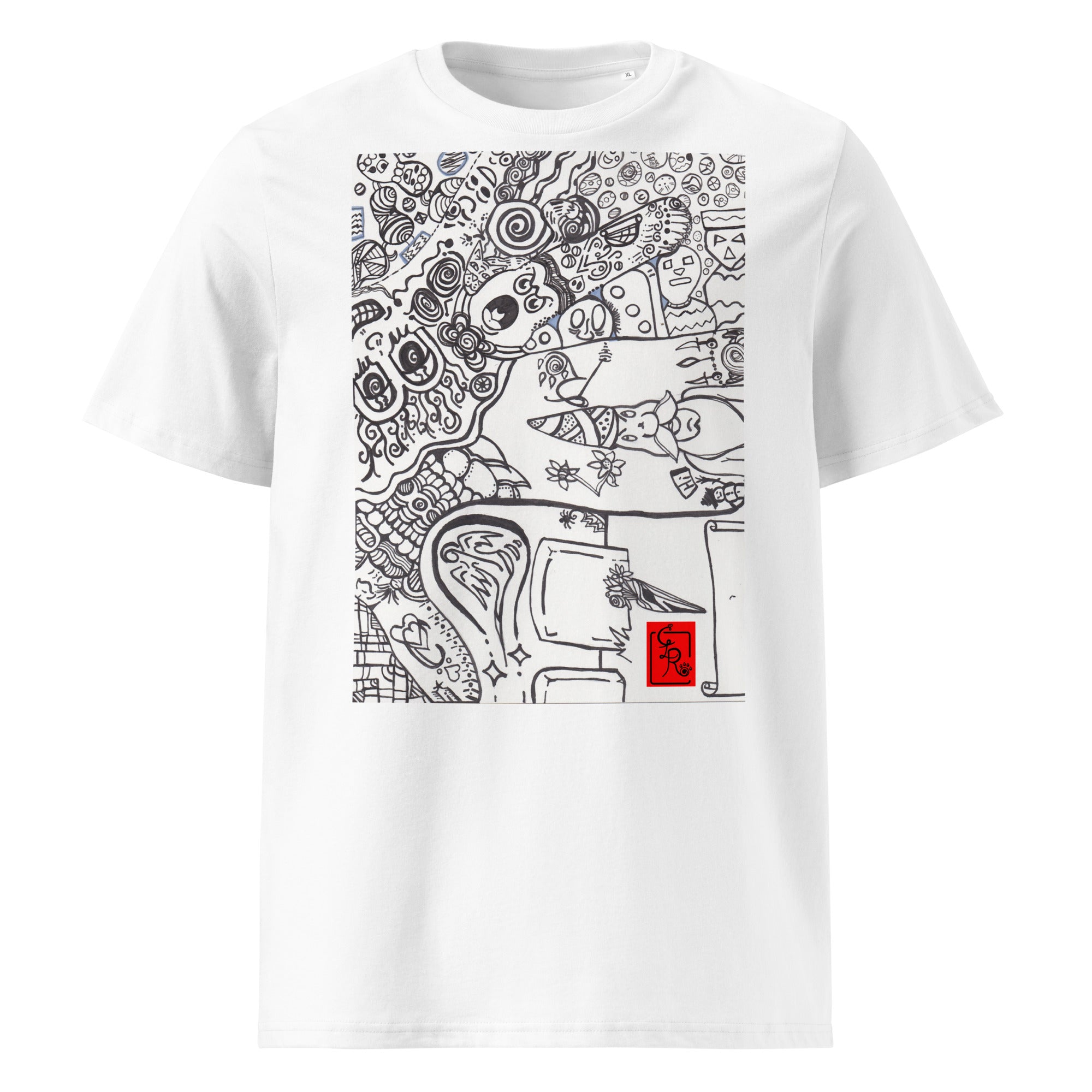 Unknown Organic Tee white front view
